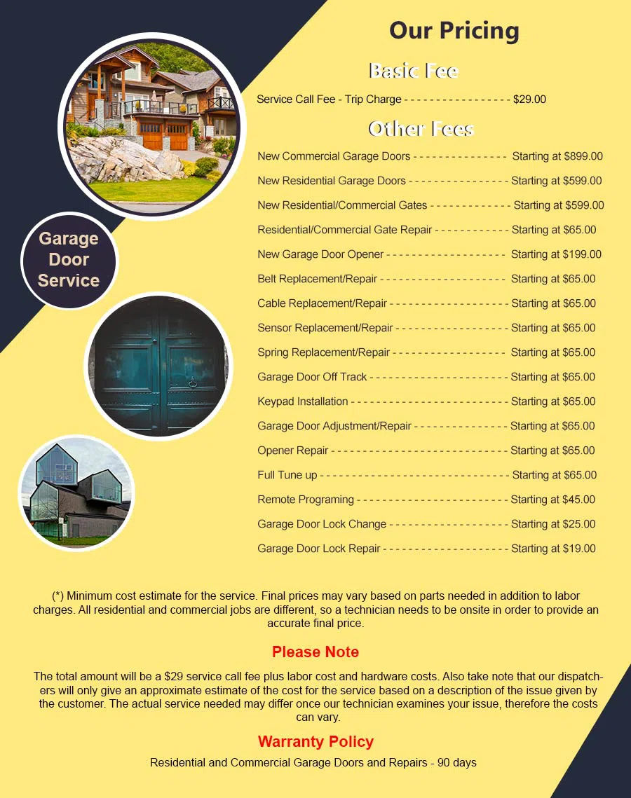 Elite Garage Door Service Frederick, MD 240-348-1802 - pricelist6